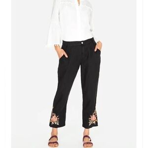 Johnny Was PAOLA CROPPED PANT LINEN NWT